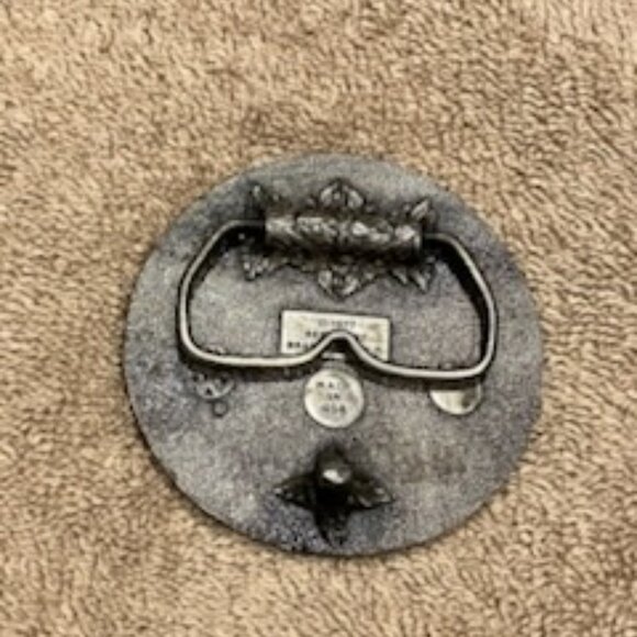 Vintage Bergamot Brass Works sailboat belt buckle - Picture 4 of 7